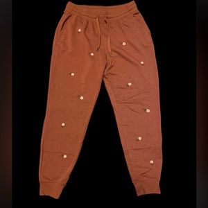 Woman’s floral sweatpants